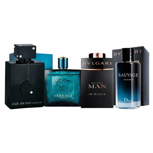 Sada 4 parfémů | Man in Black, Sauvage, Club the Nuit, Eros 100ml
