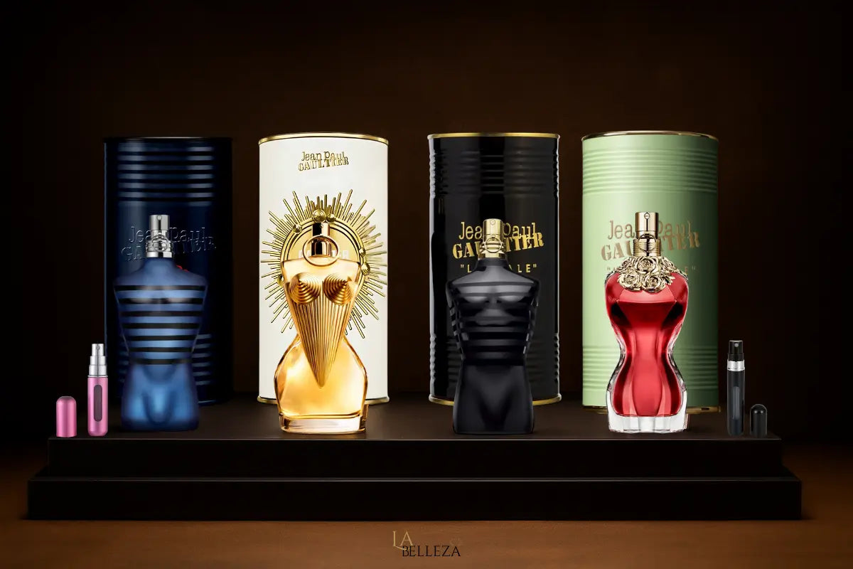 Sada 4 parfémů | Le Male Le Parfum, Divine, Ultra Male, La Belle