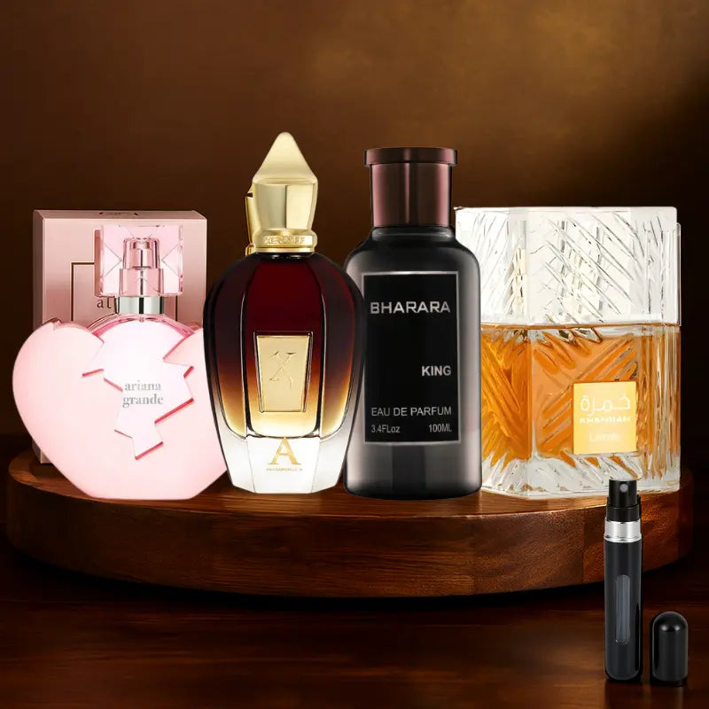 Sada 4 parfémů | Thank u Next, King, Alexandria 2, Khamrah