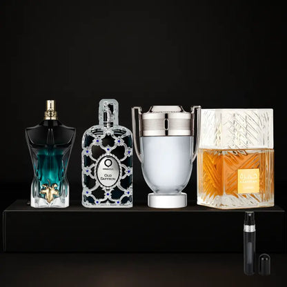 Sada 4 parfémů | Oud Saffron, Invictus, Le Beau Le Parfum, Khamrah